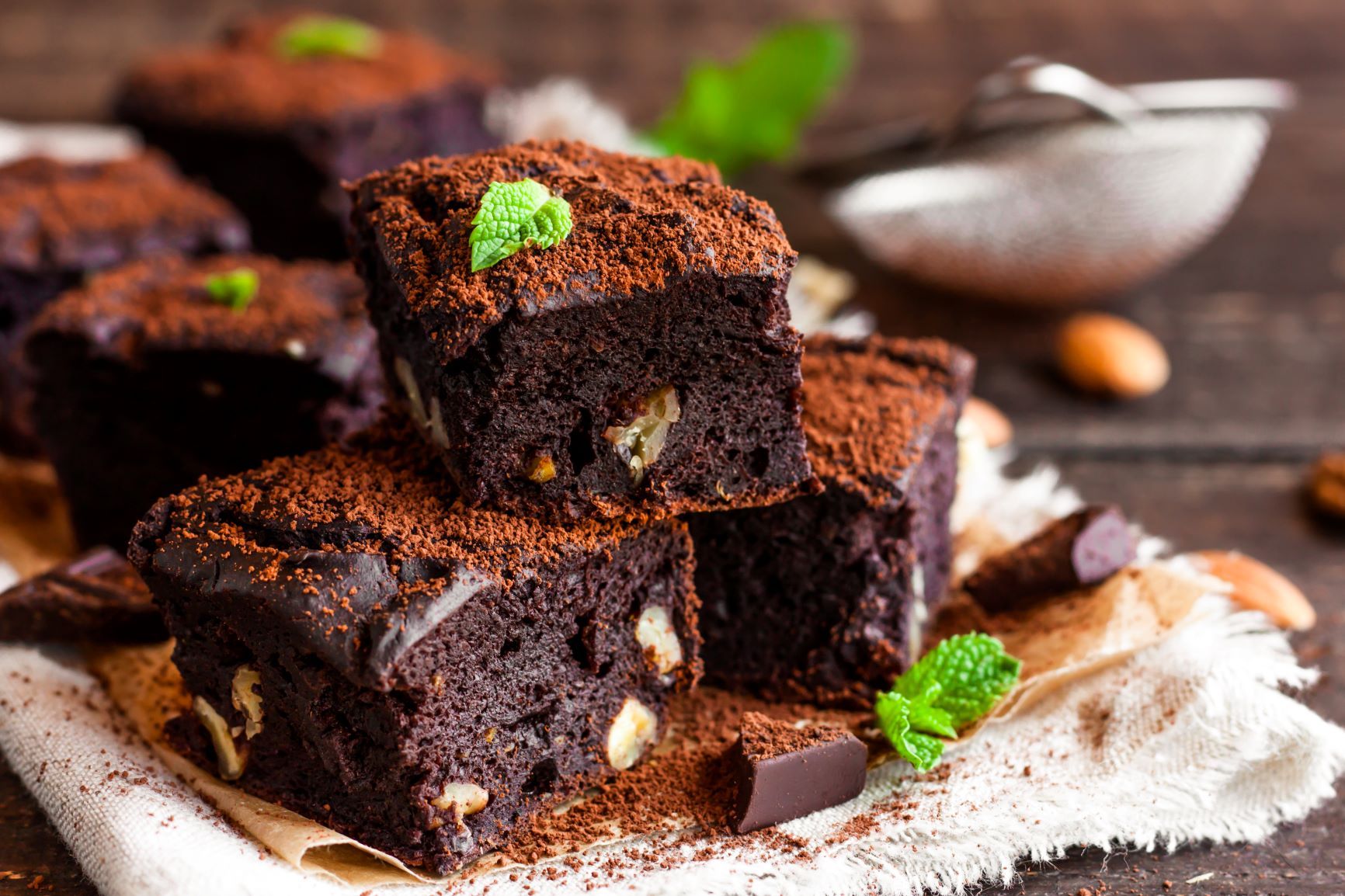 Der beste vegane Protein-Brownie